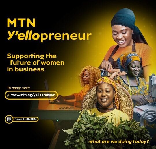 MTN Y’ellopreneur Program for Women